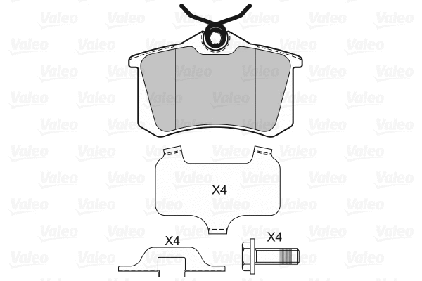 Brake Pad Set, disc brake (601474)