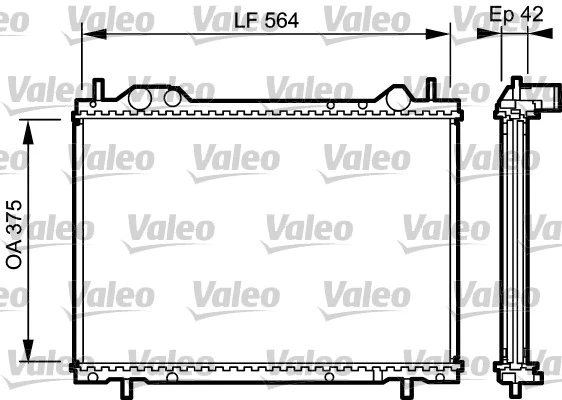 Radiator, engine cooling (734220)