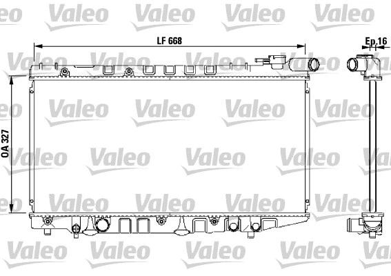 Radiator, engine cooling (731106)