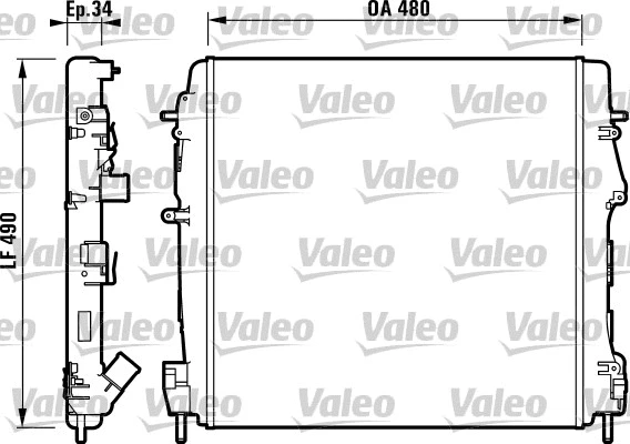 Radiator, engine cooling (732717)