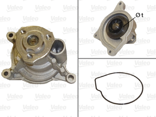 Water Pump, engine cooling (506950)