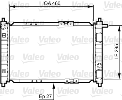 Radiator, engine cooling (734250)