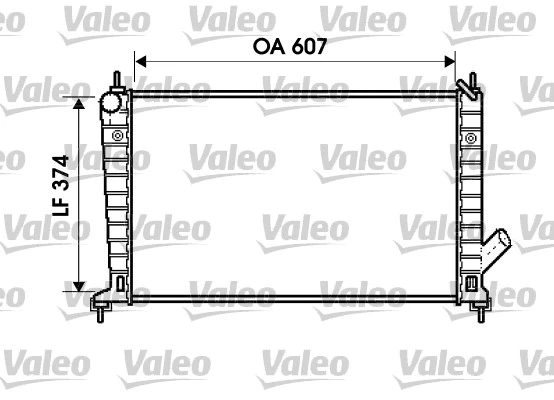 Radiator, engine cooling (734714)