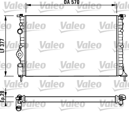 Radiator, engine cooling (731379)