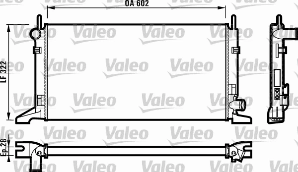 Radiator, engine cooling (730117)