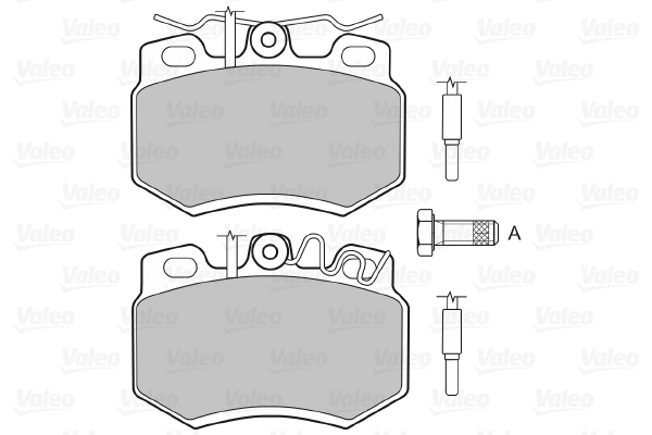 Brake Pad Set, disc brake (598119)