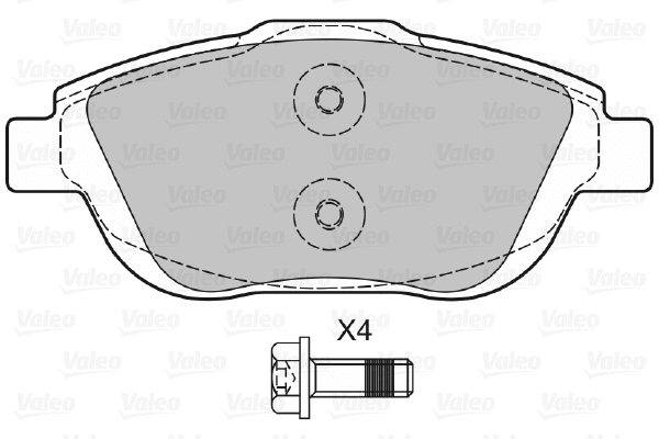 Brake Pad Set, disc brake (601053)
