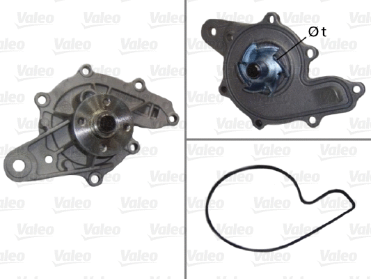 Water Pump, engine cooling (506677)