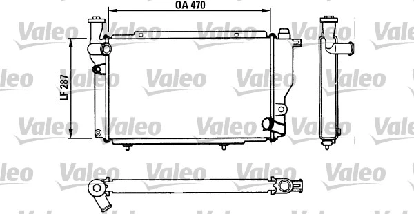 Radiator, engine cooling (730534)