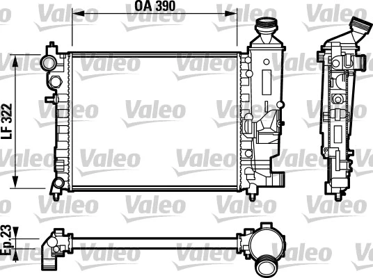 Radiator, engine cooling (732807)