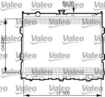 Radiator, engine cooling (734784)