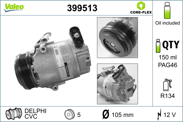 Compressor, air conditioning (399513)