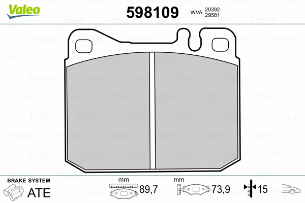 Brake Pad Set, disc brake