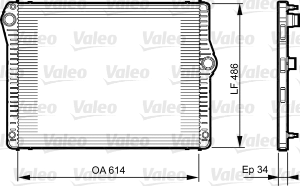 Radiator, engine cooling (735278)