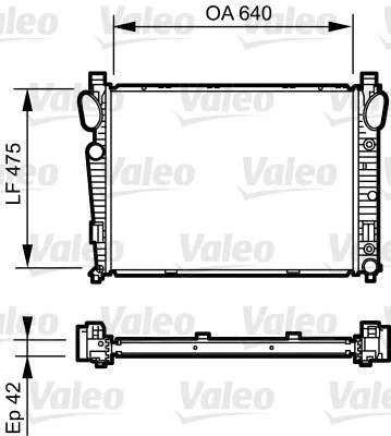 Radiator, engine cooling (735230)