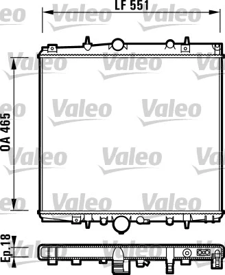 Radiator, engine cooling (732830)