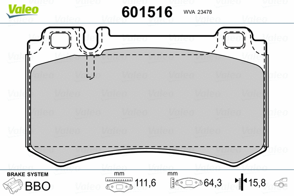 Brake Pad Set, disc brake