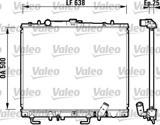 Radiator, engine cooling (734143)