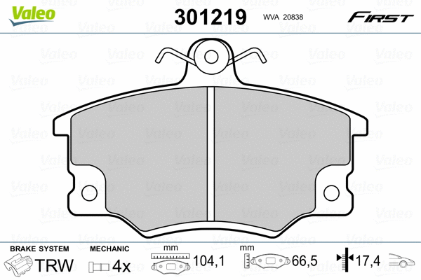Brake Pad Set, disc brake