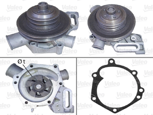 Water Pump, engine cooling (506178)