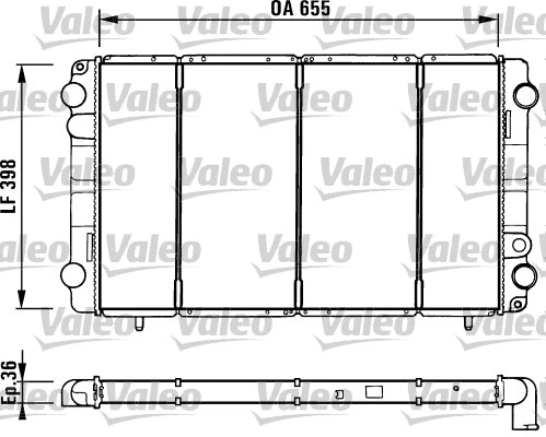 Radiator, engine cooling (730944)