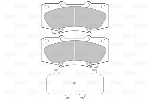 Brake Pad Set, disc brake (601284)