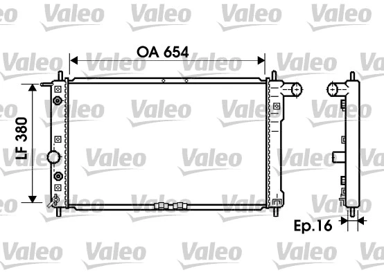 Radiator, engine cooling (734764)
