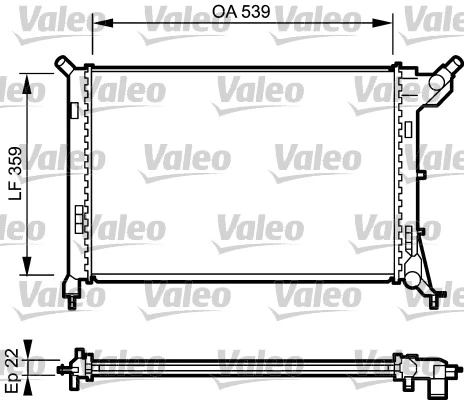 Radiator, engine cooling (734326)