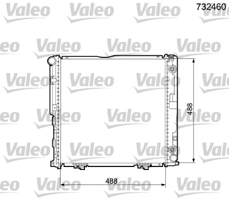 Radiator, engine cooling (732460)