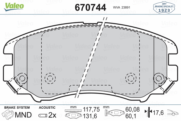 Brake Pad Set, disc brake