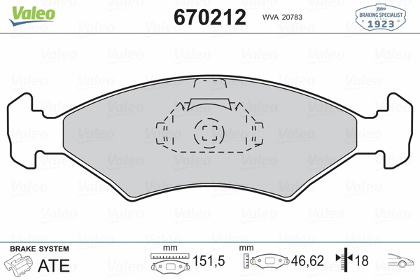 Brake Pad Set, disc brake