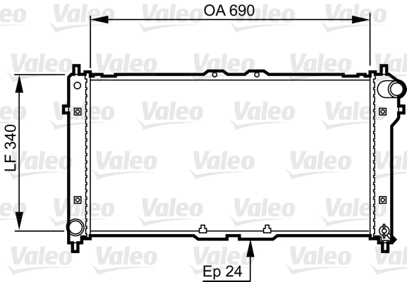 Radiator, engine cooling (731466)