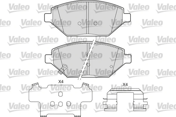Brake Pad Set, disc brake (601686)