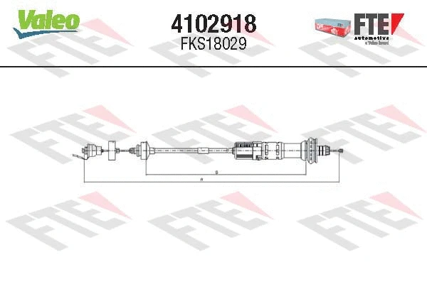 Cable Pull, clutch control (4102918)