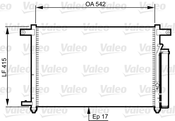 Condenser, air conditioning (814344)