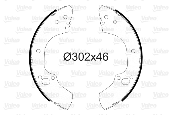 Brake Shoe Set (564101)