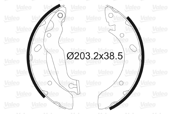 Brake Shoe Set (562609)