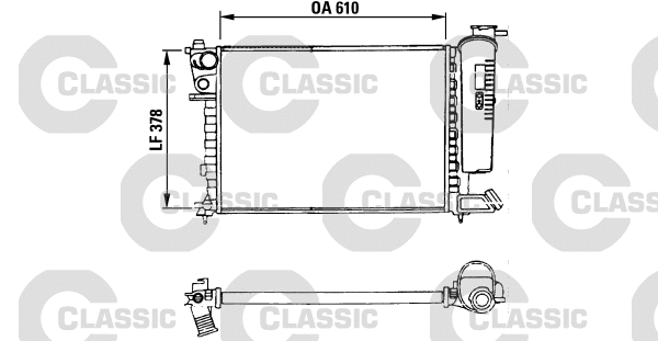 Radiator, engine cooling (230630)