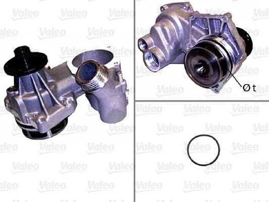 Water Pump, engine cooling (506799)