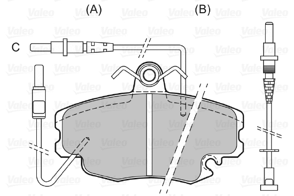 Brake Pad Set, disc brake (598154)