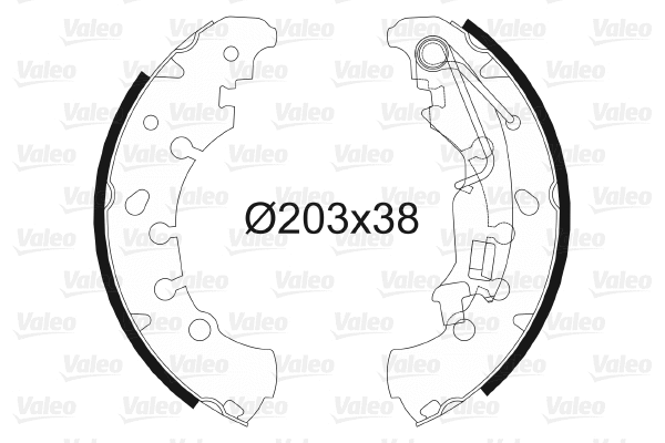 Brake Shoe Set (564076)