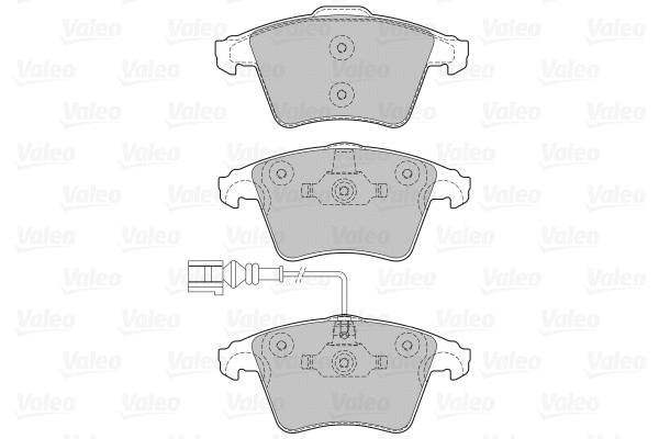 Brake Pad Set, disc brake (598651)