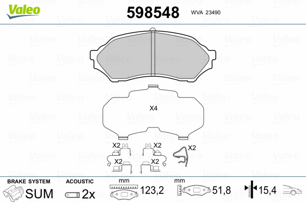Brake Pad Set, disc brake