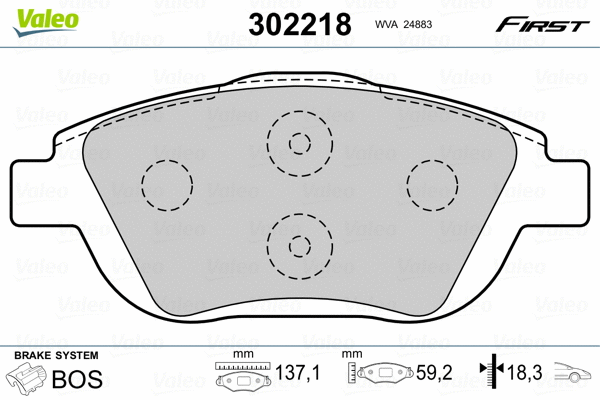 Brake Pad Set, disc brake
