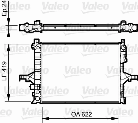 Radiator, engine cooling (735237)