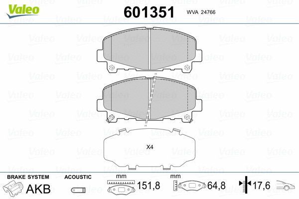 Brake Pad Set, disc brake