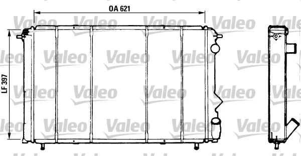 Radiator, engine cooling (730184)