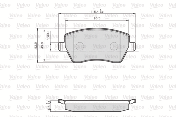 Brake Pad Set, disc brake (872973)