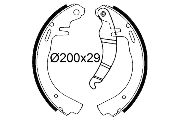 Brake Shoe Set (564323)