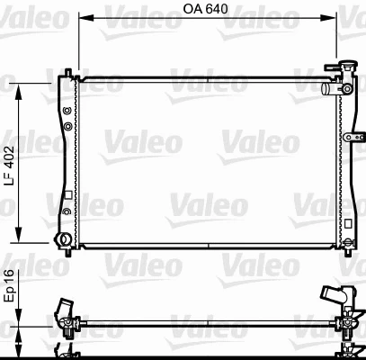 Radiator, engine cooling (735057)